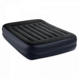 64124, Intex, Надувная кровать 152х203х42см с подголовником, встр.нас. 220В, до 272кг