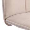 Комплект кресло + стул Bari LT, флок , бежевый/черный, 7, 41х55х89 см бежевый/черный флок
