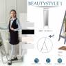 Зеркало напольное BeautyStyle 1 белый 130 см х 35 см