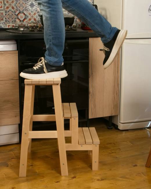 Табурет-стремянка Марк, Натуральное дерево Табурет-стремянка Марк, Натуральное дерево