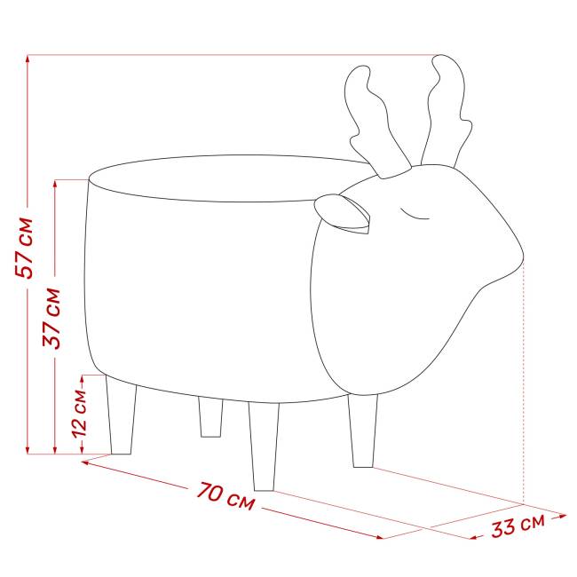 Пуф Leset Maral COMBI V18 бежевый, компаньон Milos 02 белый Бук