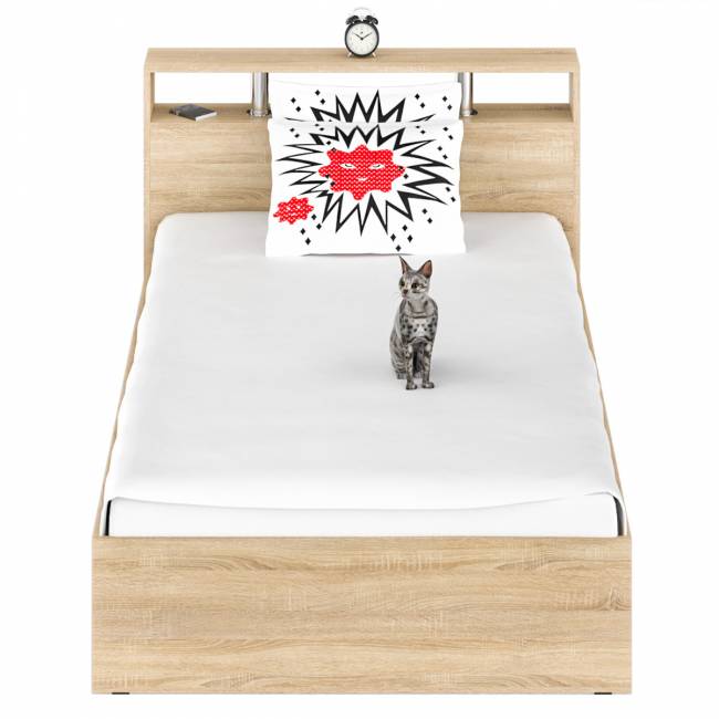 Кровать Камелия 1200 цвет дуб сонома