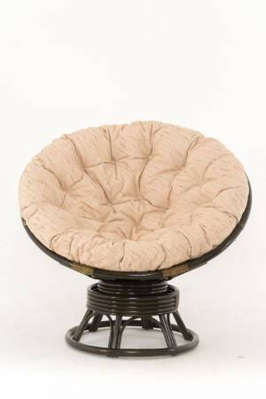 Кресло-качалка "PAPASAN" темный коньяк с механизмом рогожка Кресло-качалка "PAPASAN" темный коньяк с механизмом рогожка