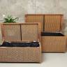 Набор из 2-х сундуков "KARL (140 и 120)", соломенный Набор из 2-х сундуков "KARL (140 и 120)", соломенный