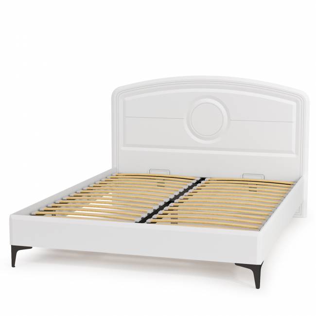 Кровать Валенсия 11.36.01 цвет белый шагрень