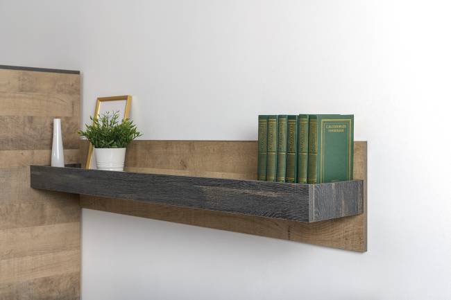 Большая стенка в гостиную в лофт стиле Трувор № 75 цвет дуб гранж песочный/интра Большая стенка в гостиную в лофт стиле Трувор № 75 цвет дуб гранж песочный/интра