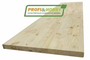 Столешница для кухни 2500 х 600 х 28 сосна, А сращенный, без покраски Столешница для кухни 2500 х 600 х 28 сосна, А сращенный, без покраски