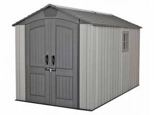 Пластиковый сарай WoodLook 7'х12 (60311) Пластиковый сарай WoodLook 7'х12 (60311)