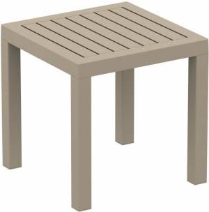 Столик пластиковый для лежака Ocean Side Table бежевый 450х450х450 мм Столик пластиковый для лежака Ocean Side Table бежевый 450х450х450 мм