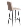 Барный стул Medeo/Медео велюр, бежевый, 7, 45х56х113 см бежевый велюр Барный стул Medeo/Медео велюр, бежевый, 7, 45х56х113 см бежевый велюр