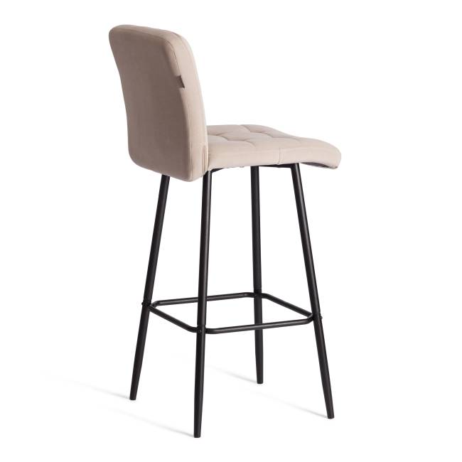 Барный стул Medeo/Медео велюр, бежевый, 7, 45х56х113 см бежевый велюр Барный стул Medeo/Медео велюр, бежевый, 7, 45х56х113 см бежевый велюр