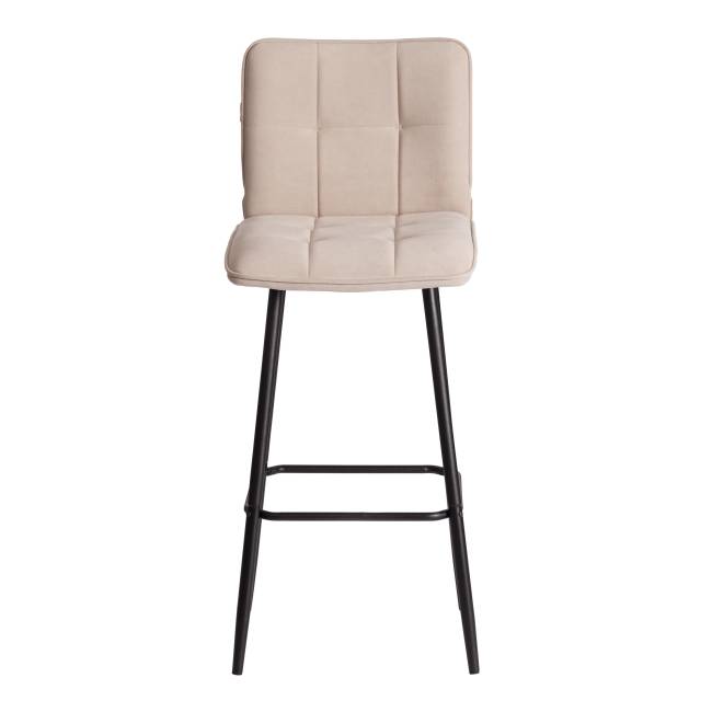 Барный стул Medeo/Медео велюр, бежевый, 7, 45х56х113 см бежевый велюр Барный стул Medeo/Медео велюр, бежевый, 7, 45х56х113 см бежевый велюр