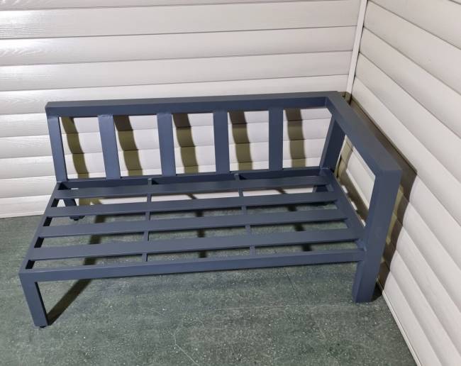 Диван двухместный из алюминия Graphite R Диван двухместный из алюминия Graphite R