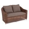 "Кон Панна" диван из искусственного ротанга двухместный, цвет коричневый "Кон Панна" диван из искусственного ротанга двухместный, цвет коричневый