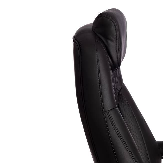 Кресло Trust (max) кож/зам, черный/черный стеганный/черный, 36-6/36-6/36-6/06 черный/черный стеганный/черный кож/зам