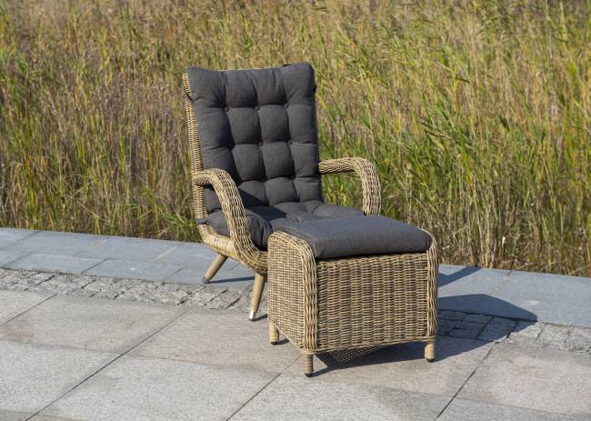 "Толедо" пуф плетеный, цвет соломенный "Толедо" пуф плетеный, цвет соломенный