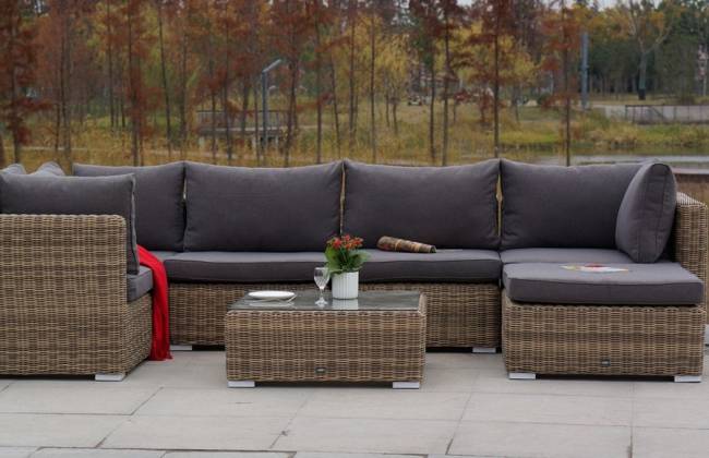 "Лунго" журнальный столик плетеный, цвет соломенный "Лунго" журнальный столик плетеный, цвет соломенный