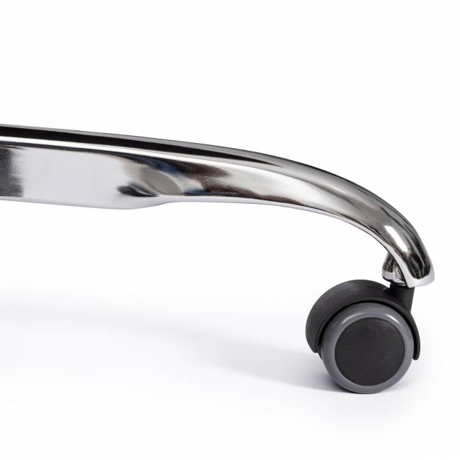 Кресло OXFORD хром флок , серый, 29 серый флок Кресло OXFORD хром флок , серый, 29 серый флок