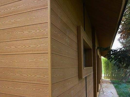 Фасадная панель из ДПК HOLZHOF, 165*15*3000 мм, антрацит