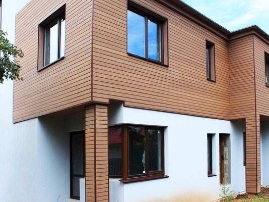 Фасадная панель из ДПК HOLZHOF, 165*15*3000 мм, антрацит