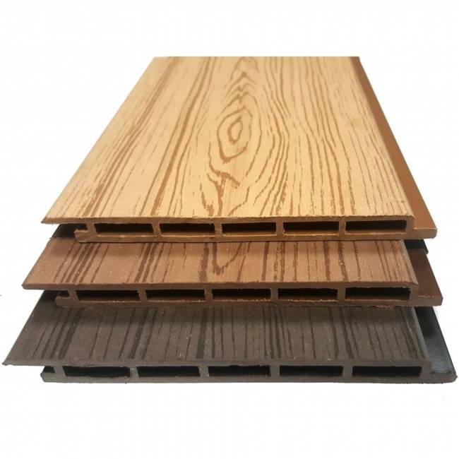 Фасадная панель из ДПК HOLZHOF, 165*15*3000 мм, антрацит