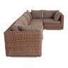 "Лунго" трансформирующийся диван из искусственного ротанга, цвет коричневый "Лунго" трансформирующийся диван из искусственного ротанга, цвет коричневый