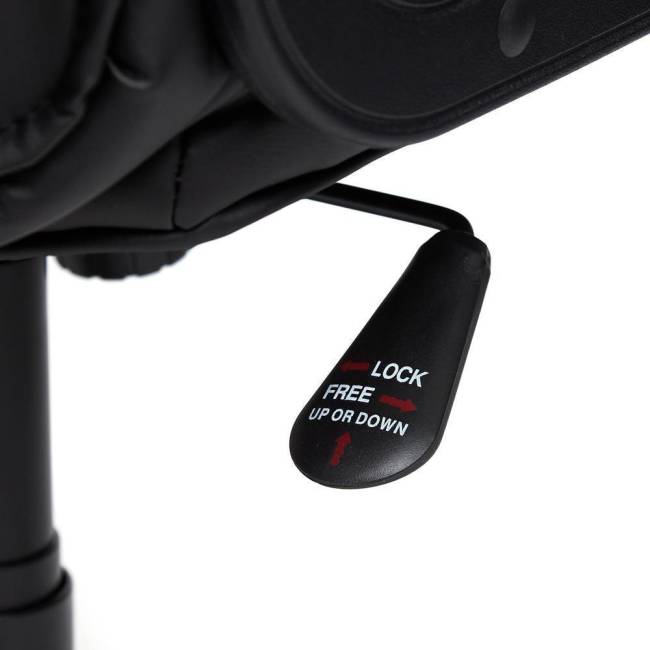 Кресло СН833 кож/зам, черный, 36-6 черный кож/зам