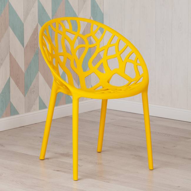 Стул BUSH (mod. 017) / 1 шт. в упаковке пластик, 60*58,5*80см, желтый желтый пластик Стул BUSH (mod. 017) / 1 шт. в упаковке пластик, 60*58,5*80см, желтый желтый пластик