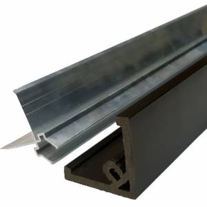 Уголок ДПК + алюминиевый профиль для фасадных панелей, 50*50*3000, слоновая кость Уголок ДПК + алюминиевый профиль для фасадных панелей, 50*50*3000, слоновая кость