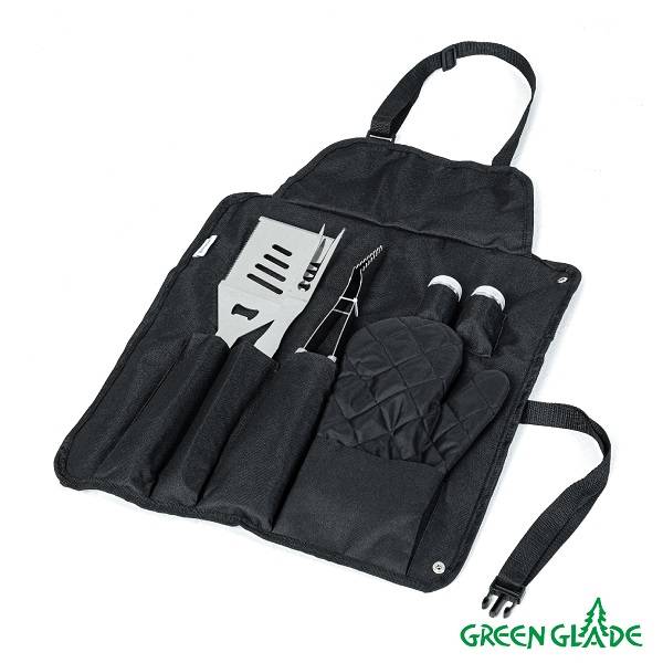 Набор для гриля из 6 предметов в фартуке ST001 Набор для гриля из 6 предметов в фартуке ST001