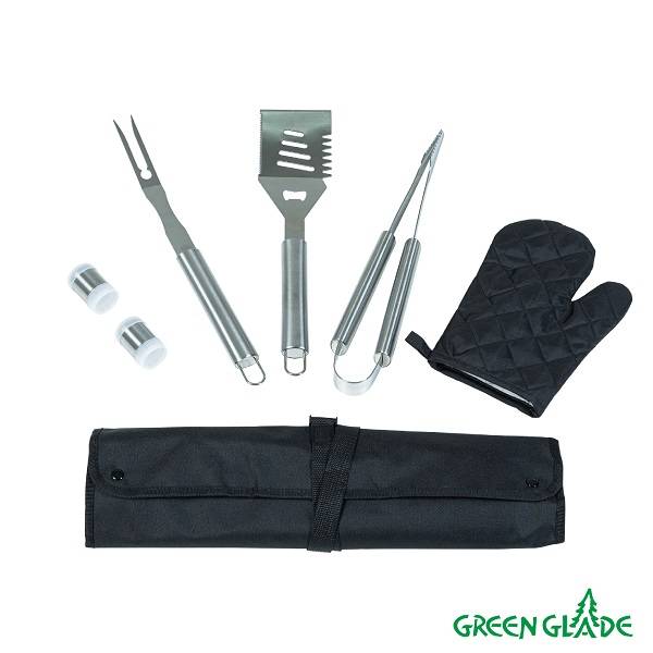 Набор для гриля из 6 предметов в фартуке ST001 Набор для гриля из 6 предметов в фартуке ST001