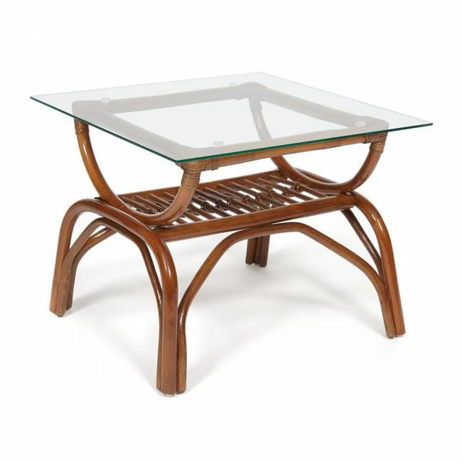 Столик кофейный VENICE 53x46x45 см, coco brown (коричневый кокос) coco brown (коричневый кокос)