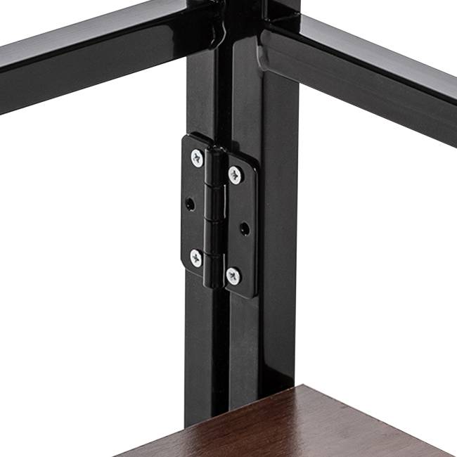 Стеллаж раскладной Leset Пако 800 Чёрный Стеллаж раскладной Leset Пако 800 Чёрный