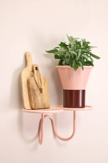 Ваза для цветов Mimosa бледно-розовый, бордовый Ø245х250 мм Ваза для цветов Mimosa бледно-розовый, бордовый Ø245х250 мм