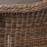 "Равенна" диван двухместный плетенный из ротанга, цвет коричневый "Равенна" диван двухместный плетенный из ротанга, цвет коричневый