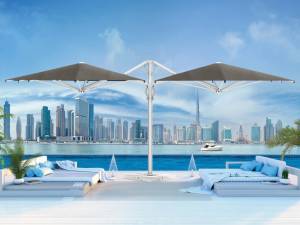 Зонт профессиональный двухкупольный 2.9х6 м Galaxia Dual V StarWhite белый, серо-коричневый 2900х6000 мм Зонт профессиональный двухкупольный 2.9х6 м Galaxia Dual V StarWhite белый, серо-коричневый 2900х6000 мм