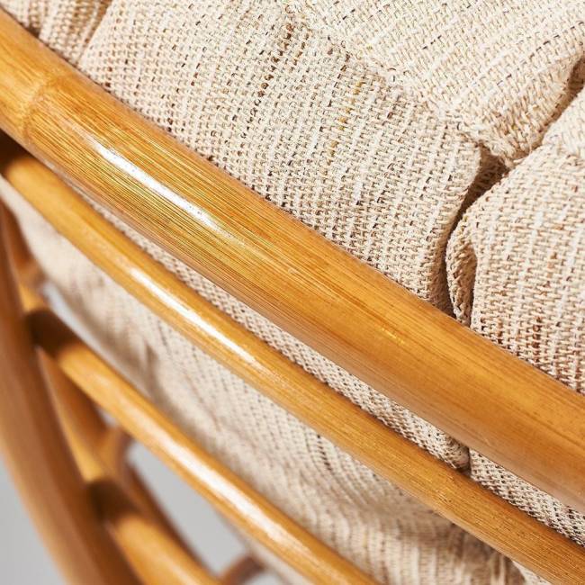 Кресло PAPASAN/ПАПАСАН 23/01 W /с подушкой/ диаметр подушки 129 см, 115х101х104 см, Honey (мед), ткань Старт Honey (мед) Кресло PAPASAN/ПАПАСАН 23/01 W /с подушкой/ диаметр подушки 129 см, 115х101х104 см, Honey (мед), ткань Старт Honey (мед)