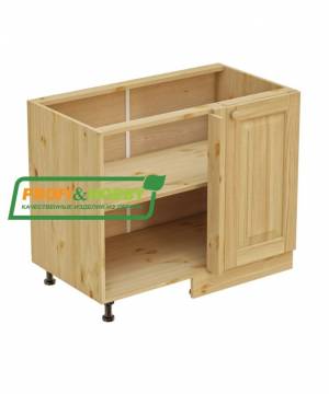 Тумба угловая 1000 х 560 х 720 сосна, без покраски Тумба угловая 1000 х 560 х 720 сосна, без покраски