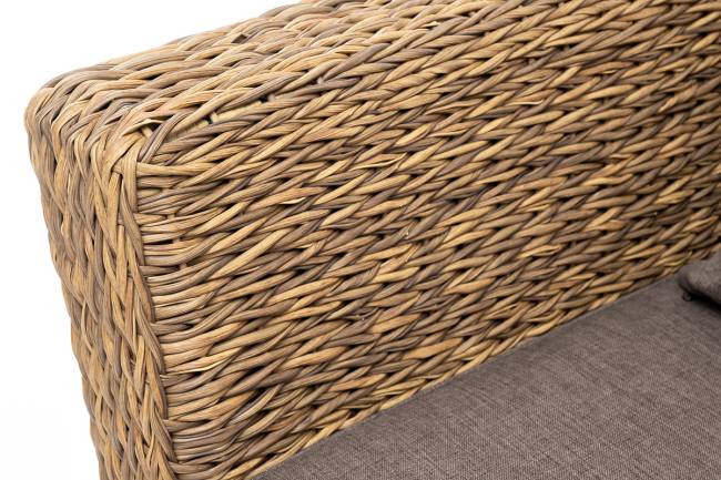 "Капучино" диван из искусственного ротанга (гиацинт) двухместный, цвет соломенный "Капучино" диван из искусственного ротанга (гиацинт) двухместный, цвет соломенный