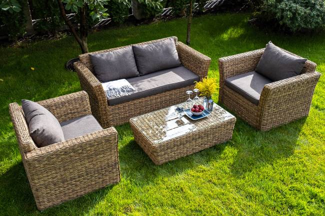 "Капучино" диван из искусственного ротанга (гиацинт) двухместный, цвет соломенный "Капучино" диван из искусственного ротанга (гиацинт) двухместный, цвет соломенный