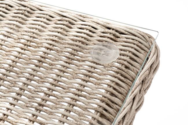 "Латте" плетеный стол из искусственного ротанга 200х90см, цвет бежевый "Латте" плетеный стол из искусственного ротанга 200х90см, цвет бежевый