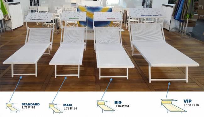 Шезлонг-лежак металлический 501 Relax серебристый, слоновая кость 1820х730х400 мм Шезлонг-лежак металлический 501 Relax серебристый, слоновая кость 1820х730х400 мм