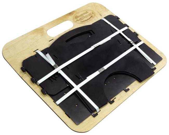 Мангал разборный "Эконом", сталь AISI304, 3мм