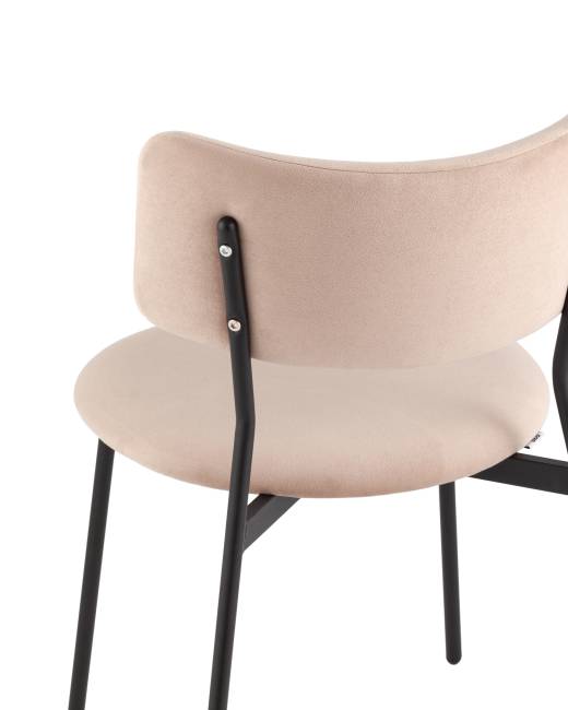Стул Амелия велюр бежевый