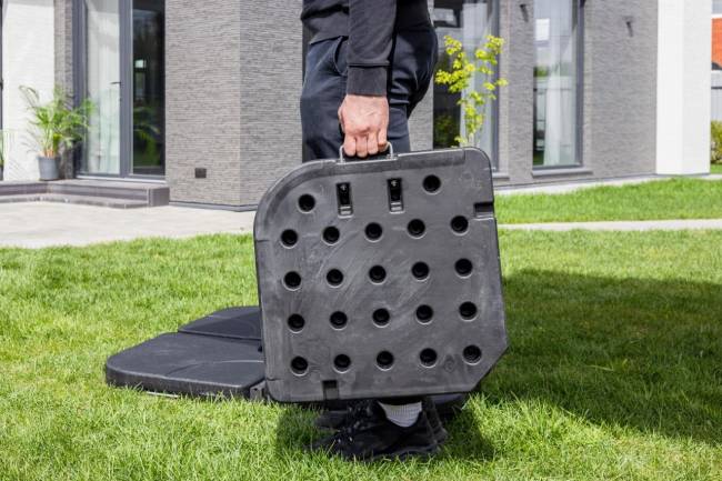 Зонт SKY BLACK квадратный в комплекте с утяжелителями Зонт SKY BLACK квадратный в комплекте с утяжелителями