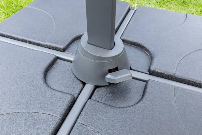 Зонт SKY BLACK квадратный в комплекте с утяжелителями Зонт SKY BLACK квадратный в комплекте с утяжелителями