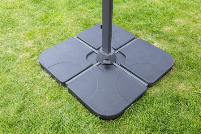 Зонт SKY BLACK квадратный в комплекте с утяжелителями Зонт SKY BLACK квадратный в комплекте с утяжелителями