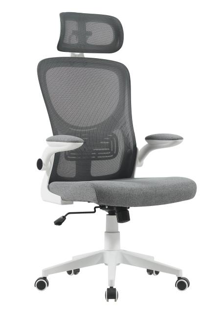 Кресло офисное TopChairs Airone серый ткань