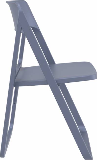 Стул пластиковый Dream темно-серый 480х520х820 мм