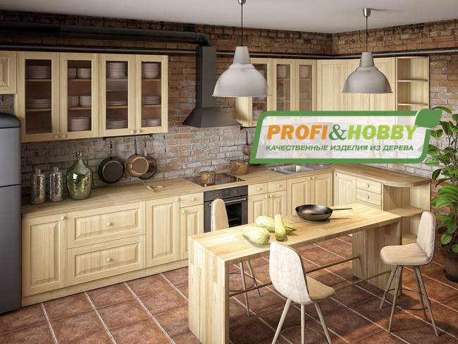 Шкаф навесной 450 х 300 х 900 филенка, сосна, без покраски